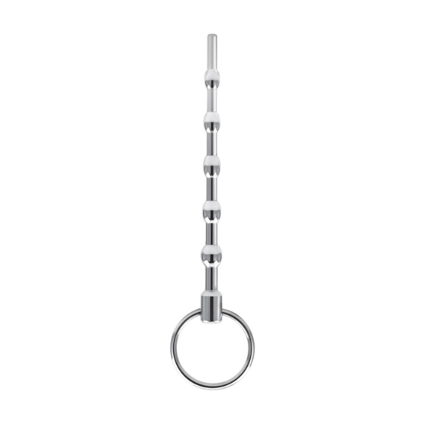 Beaded Stainless Steel Urethral Sound (4.25in)