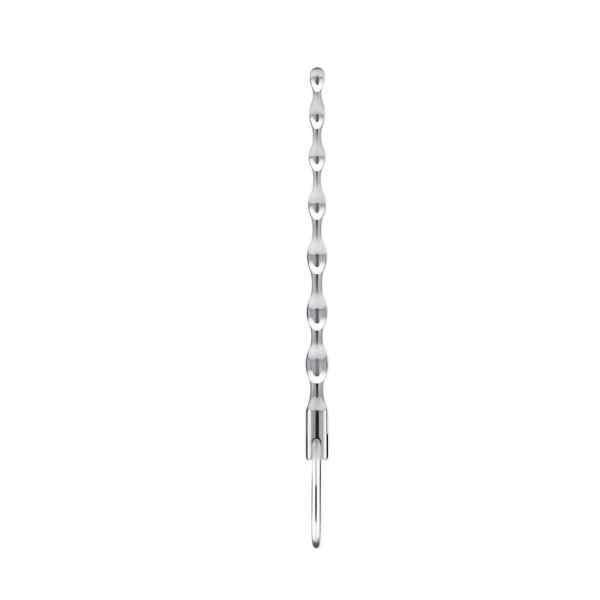 Ribbed Stainless Steel Urethral Sound (4.25in)