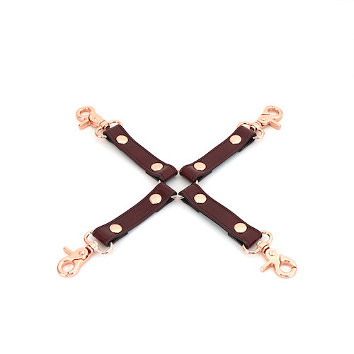 Red Wine Leather Hogtie