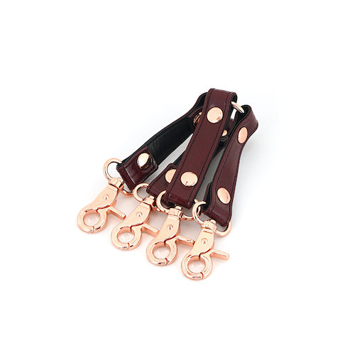 Red Wine Leather Hogtie