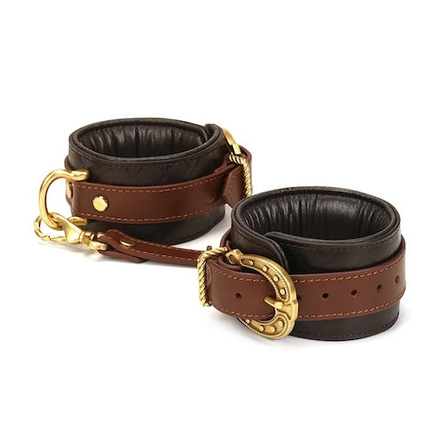 Equestrian Leather Anklecuffs